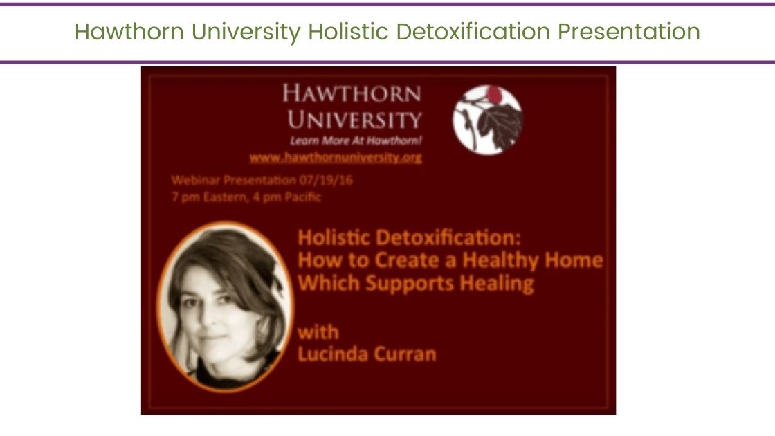 Hawthorn University Holistic Detoxification Presentation